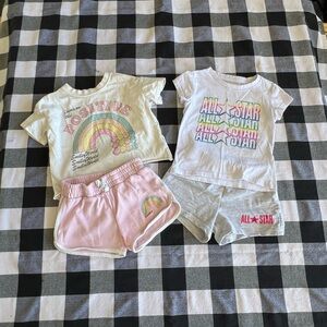 Kids' Positive and All-Star T-Shirt and Shorts Set